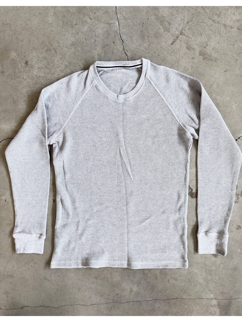 Tommy Hilfiger / Thermal Waffle Long Sleeve / Light Gray